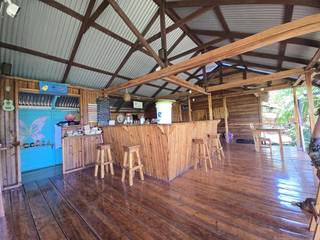 Turnkey restaurant and yoga deck for sale with owner accommodation on Little Corn Island.