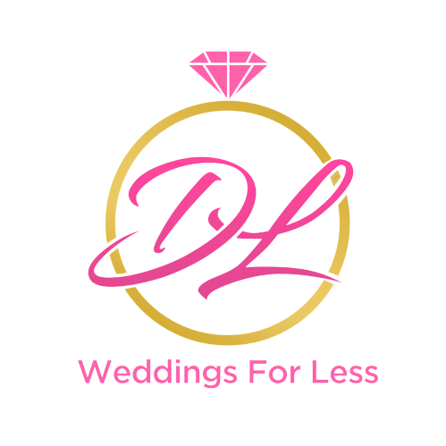 DL Weddings For Less logo