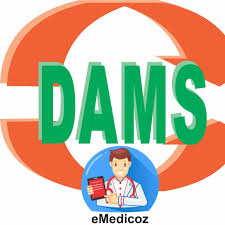 DAMS (Delhi Academy Of Medical Sciences) logo
