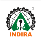 Indira National School logo